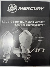 Mercury Marine Quicksilver 5.7L V10 Verado Seapro Diagnostic Manual 90-8M0237330 picture