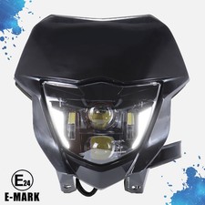 LED Headlight DRL Black Bezel For Yamaha WR450F WR250F 2013-2018 2019-2025 New picture