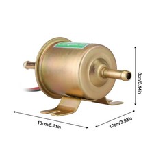 Universal Electric Fuel Pump HEP-02A 4-7PSI 12V Inline Low Pressure Gas Diesel picture