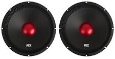2 MTX Thunder RTX108 10” 1000w 8-Ohm Mid-bass/Midrange Car/Pro Audio Speakers picture