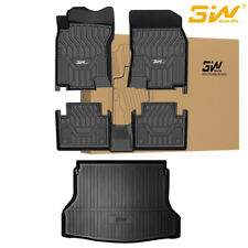 3W Floor Mats & Cargo Liner for Nissan Rogue 2014-20- All Weather TPE Protection picture