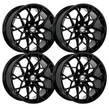 (Set-4) Shift Piston 18x8.5 5X108 35MM Gloss Black wheels rims 18 Inch picture