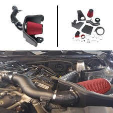 For 2011-2014 Mustang 3.7L V6 Cold Air Intake System Performance Aluminum Pipe picture