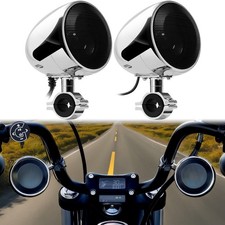 300W Bluetooth Waterproof Motorcycle Stereo Speaker Audio Amp MP3 System Harley picture