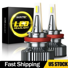 2/4X AUXITO H8/H11/H16 LED Headlight Bulbs Low Beam 6500K White Canbus Ready picture