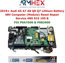 Audi A5 A7 A8 Q8 Q7 4N0 915 105 B BMS Lithium Battery 48V Reset Repair Service picture
