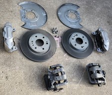 GM OEM Front Brake Caliper, Rotor, Rotor Shield, & Rear Calipers 2019-25 GM L.D. picture