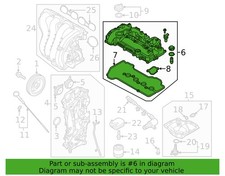 GENUINE 1.6L Hybrid Engine Rocker Valve Cover ⭐OEM⭐ 2023-26 Kia Niro 2240008HA0 picture