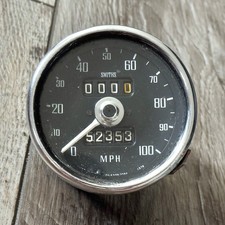 Vintage Smiths 100MPH Speedometer #SN5226/09A Untested Read picture