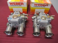 NOS Weber 40 DCOE 152 Side Draft Carburettors Pair picture