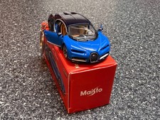 Bugatti Chiron Blue Keychain Hot Wheels Matchbox picture