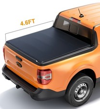 4.5ft 4.6ft Tri-Fold Soft Tonneau Cover For 2022-2026 Ford Maverick Truck Bed picture