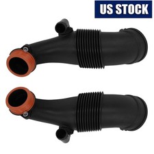 For BMW X5 2014-2018 X6 2015-2019 xDrive50i Air Intake Outlet Duct Pair 2 Pcs picture