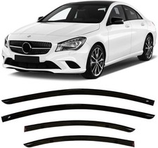 Tape-on Window Visors Rain Guards Fit Mercedes CLA C117 2013-19 Wind Deflectors picture