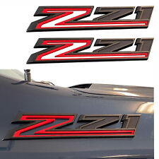 2  OEM Z71 Emblems Fender Badges for Silverado  84632695 Black Red 2019-22 picture