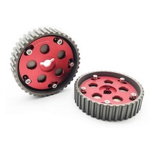 2pcs Adjustable Cam Gears Kit For Suzuki Swift GTI G13B Cam Pulley RED picture