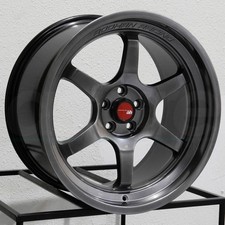 One 18x8.5 Aodhan AH08 AH8 5x114.3 35 Hyper Black Wheel Rim 73.1 picture