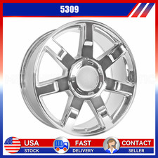 For 2007-2014 Cadillac Escalade Chrome 22 inch OEM Factory GM Spec WHEEL 5309 picture