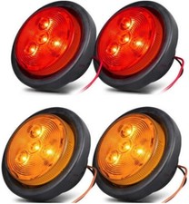 Paquete de 4 luces LED de posición para remolque de 2.5
