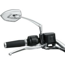 Kuryakyn 1962 Chrome Phantom Convex Pair of Mirrors for all Harley Models 65-25 picture