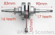 TaoTao Racer 50,New Racer 50,GY6-50 Scooter Crankshaft For 49-100cc picture
