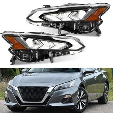 For 19-22 Nissan Altima Full LED Headlights W/ DRL 1Pcs Assembly Pair Clear Lens picture