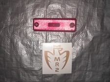 85-89 TOYOTA MR2 RIGHT PASSENGER   REAR SIDE MARKER  LIGHT 1985-1989 RH RED picture