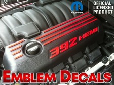 Dodge Challenger 392 Hemi Engine Decal SRT 09 2010 11 12 13 14 15 16 17 18 19  picture