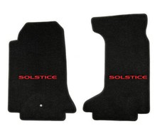 NEW Carpet Floor Mats 2007-2010 Pontiac Solstice Choose Embroidered Logo Pair picture