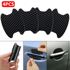 4PC Car Door Handle Protector Film Anti-Scratch Sticker Carbon Fiber Accessories picture
