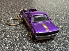 Nissan Datsun 620 Truck Keychain Purple Matchbox Hot Wheels picture