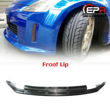 For 03-06 Nissan 350Z Z33 VS Style Carbon Fiber Front Bumper Spoiler Lip Bodykit picture