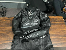 Alpinestars Original Cowhide Leather Motorbike Jacket Real Leather Racing Jacket picture