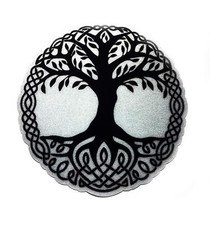 Yggdrasil VIKING nine realms of existence tree REFLECTIVE DECAL Norse mythology picture