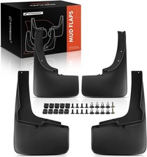 A-Premium Black Mud Flaps Compatible with Ford Ranger Models 2019 to 2023 picture