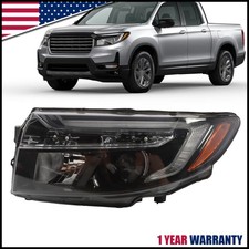 Headlight Front For Honda Ridgeline Passport 2021-2023 LED w/DRL Black Left Side picture