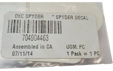 BRP SPYDER DECAL 704904463 NEW OEM picture