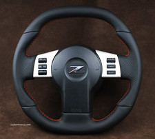 OEM 350 Z Bespoke custom Steering Wheel flat top bottom thick Nismo 350z z33 picture