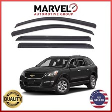 Out-Channel Window Vent Visor Rain Guard Deflectors for Chevy Traverse 2009-2017 picture