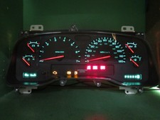 01-04 DODGE DAKOTA MPH INSTRUMENT GAUGE CLUSTER SPEEDO TACH MILEAGE PROG 2288 picture