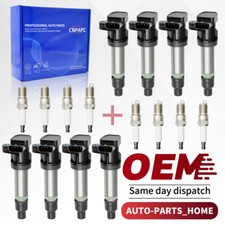 8Pack Ignition Coil & Iridium Spark Plug for Cadillac DTS SRX STS XLR 4.6L UF564 picture