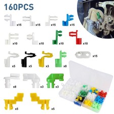 160 PCS Door Lock Rod Clips Kit Assorted Car Tailgate Handle Linkage Retainers picture