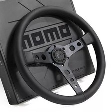 MOMO Prototipo P5 Black Edition 350mm Steering Wheel Leathe NEW picture