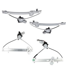 Window Regulators Set of 4 Front & Rear Driver Passenger Side Sedan Left Right picture