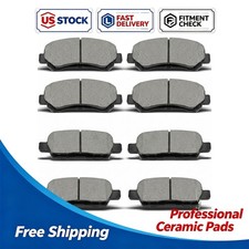 Front Rear Ceramic Brake Pads for 2008-2013 Nissan Rogue All Models picture