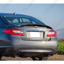 For 11-14 Infiniti M37 M56 M35 Q70 Carbon Fiber Rear Duckbill Trunk Spoiler Wing picture