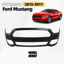 2015-2017 Ford Mustang Front Bumper Cover W/ Mounting Brackets FR3Z-17D957-AAPTM picture