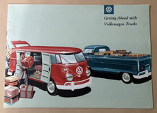 VINTAGE 1960s VOLKSWAGEN TRUCKS SALES CATALOG BROCHURE picture