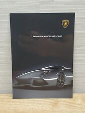Lamborghini Murcielago LP 640 Technical Specifications Pamphlet Brochure picture