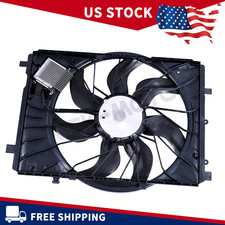 FOR Mercedes-Benz W218 CLS63 AMG 2012 - 2018 Front Radiator Cooling Fan Assembly picture